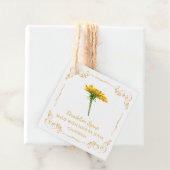 Zelfgemaakte Paardenbloem Syrup Square Hang Label (In situ)