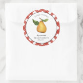 Zelfgemaakte Pear Preserve Inblikken pot label (Tas)
