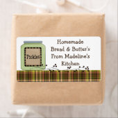 Zelfgemaakte pickle jar labels (aanpassen) (Insitu)