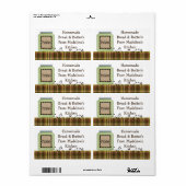 Zelfgemaakte pickle jar labels (aanpassen) (Full Sheet)