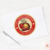 Zelfgemaakte Pico De Gallo Label Sjabloon (Envelop)