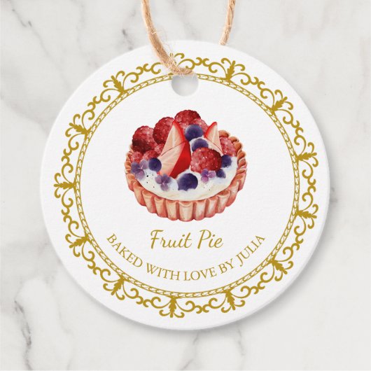 Zelfgemaakte Pie Hang Label (Voorkant)