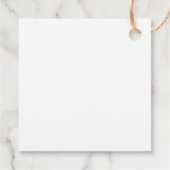 Zelfgemaakte Pie Square Hang Label (Achterkant)