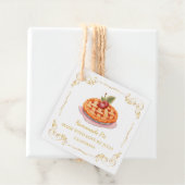 Zelfgemaakte Pie Square Hang Label (In situ)