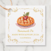  Zelfgemaakte Pie Square Hang Label (Voorkant)