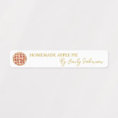 Zelfgemaakte Pie Thin Label (Design 2)