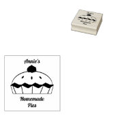 Zelfgemaakte Pies Art Stamp Rubberstempel (Gestempeld)
