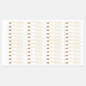 Zelfgemaakte pindakaas dun etiket labels (Vel)