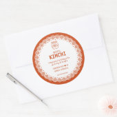 Zelfgemaakte pittige Kimchi sticker (Envelop)