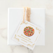  zelfgemaakte Pizza Square Hang Label (In situ)