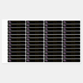 Zelfgemaakte Plum Jam Thin Label (Vel)
