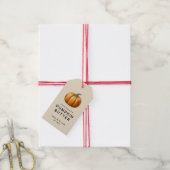Zelfgemaakte pompoenboter etiket cadeaulabel (Met Touw)