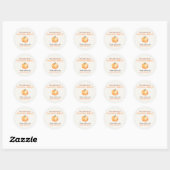 Zelfgemaakte Pompoenbrood Label Product Sticker (Vel)