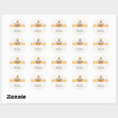 Zelfgemaakte Pompoenbrood Labels Herfst Stickers (Vel)
