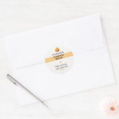 Zelfgemaakte Pompoenbrood Labels Herfst Stickers (Envelop)