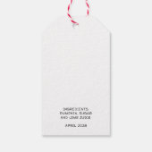 Zelfgemaakte pompoenjam inmaaklabel cadeaulabel (Achterkant)