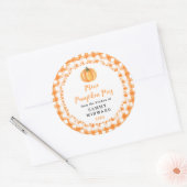 Zelfgemaakte Pompoenmuffins Label (Envelop)