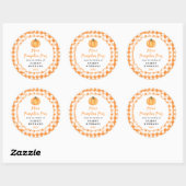 Zelfgemaakte Pompoenmuffins Label (Vel)