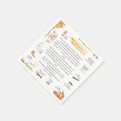 zelfgemaakte pompoentaart | Thanksgiving Friendsgi Servet (Hoek)