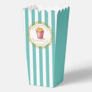 Zelfgemaakte Popcorn Favor Box Bedankdoosjes