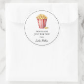 Zelfgemaakte popcorn label uitsluitend voor jou (Tas)