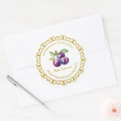 zelfgemaakte pruim behoudt label l wit (Envelop)