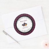 Zelfgemaakte Pruimenjam Label Sticker (Envelop)