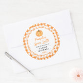 Zelfgemaakte Pumpkin Spice Latte Etiket (Envelop)