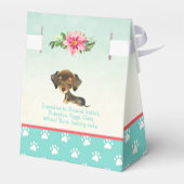 Zelfgemaakte Puppy Hondentraktaties Bedankdoosjes (Achterkant)