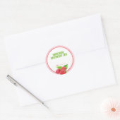 Zelfgemaakte Raspberry Jam Inblikken Sticker (Envelop)
