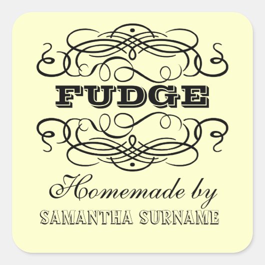 Zelfgemaakte recept jam jar stickers (Voorkant)