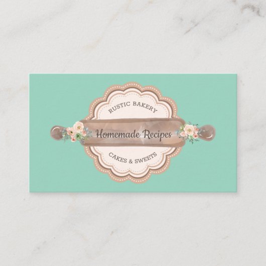 Zelfgemaakte Recepten Bakkerij Bloemengroen Visitekaartje (Voorkant)