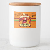 Zelfgemaakte Salsa Etiket met Moppige Chilipeper (Voorkant)