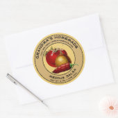 Zelfgemaakte Salsa Label Sjabloon (Envelop)