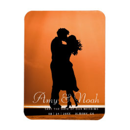 Zelfgemaakte 'Save The Date' magneet - op maat gem