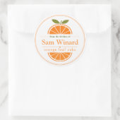 Zelfgemaakte Sinaasappel Cake Keuken Label (Tas)