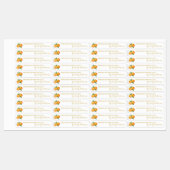 Zelfgemaakte Sinaasappel Jam Thin Label (Vel)