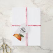 Zelfgemaakte sinaasappel juice pantry labels cadeaulabel (Met Touw)