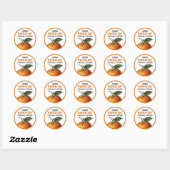 Zelfgemaakte Sinaasappel mermelade inmaak Labels (Vel)
