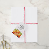 Zelfgemaakte sinaasappelsap pantry label cadeaulabel (Met Touw)