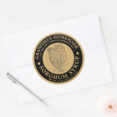  Zelfgemaakte Sorghum siroop Label Sjabloon (Envelop)