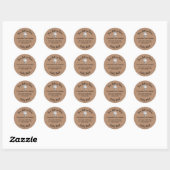Zelfgemaakte taart Business Baking Label Bruin (Vel)