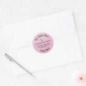 Zelfgemaakte taart Business Baking Label Roze (Envelop)