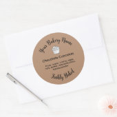 Zelfgemaakte taart Business Logo Baking Label Brui (Envelop)