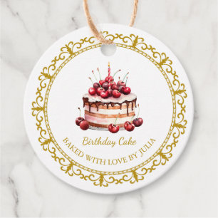  zelfgemaakte taart hang Label