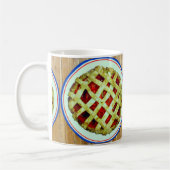 Zelfgemaakte taart koffie mok (Links)