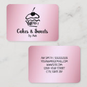 🍒Zelfgemaakte taartbakkerij Visitekaartje (Voorkant / Achterkant)