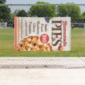 Zelfgemaakte taarten bakkerij op boerenmarkten spandoek (Insitu)