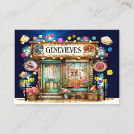 Zelfgemaakte taarten, gebak, bakkerij Visitekaartj Visitekaartje