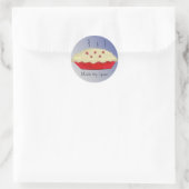 Zelfgemaakte Taarten Ronde Sticker (Tas)